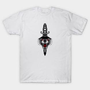 HomeSchoolTattoo Panther & Dagger T-Shirt